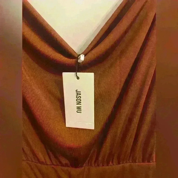 NWT Jason Wu Cowl Neck Jumpsuit. Size L - Picture 5 of 7